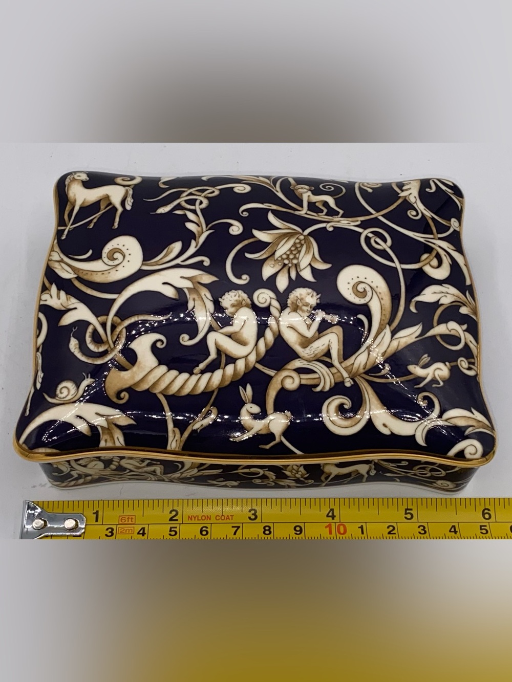 WEDGWOOD CORNUCOPIA Complete Playing Cards Sealed trinket box 1995 vintage AB03